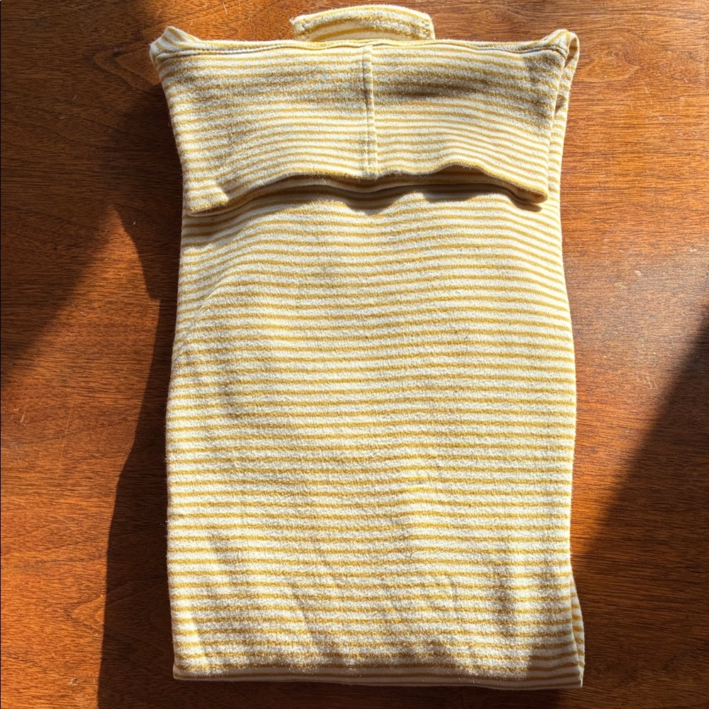 Striped Yellow and White Bodysuit